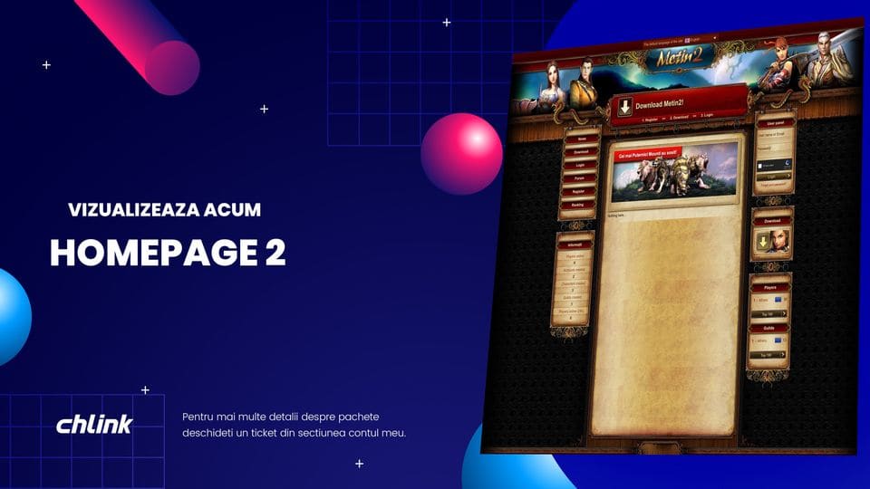 Metin2 homepage 2