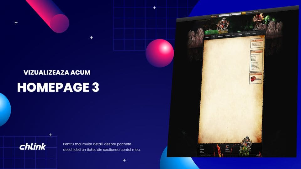 Metin2 homepage 3